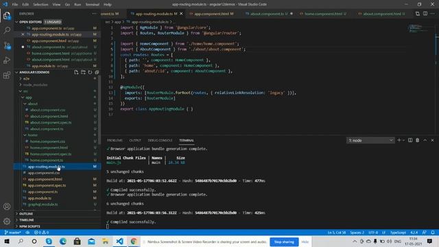 Angular 12 Routing Tutorial | With Parameter | Without Parameter смотреть онлайн