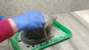 DIY.Каменный ёжик на воздушном шаре. Фигурки для сада из цемента.