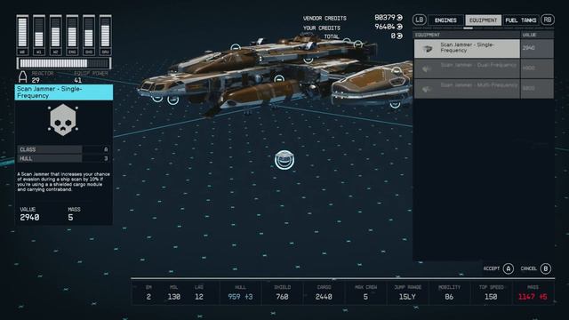 Starfield Shielded Cargo and Scan Jammers смотреть онлайн