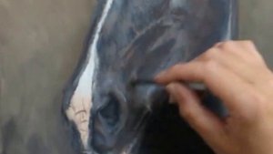 рисунок карандашом лошадь...