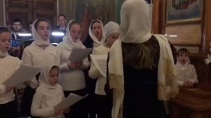 Тропарь Рождества Христова. Знаменный распев. Детский хор