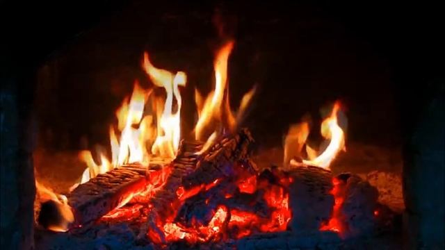 Fireplace 1 hour| Камин 1 час| Звуки камина | Звуки огня | Звуки костра |Виртуальный камин |