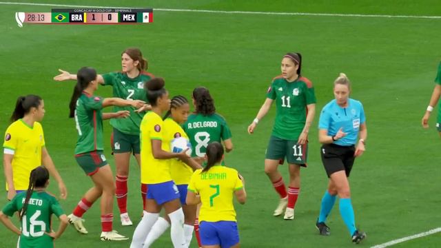 W GOLD CUP Semifinal | Brazil 3-0 Mexico смотреть онлайн