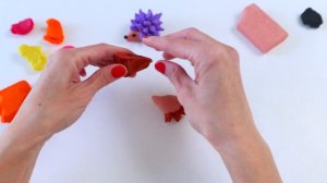 Как слепить ежа | Видео лепка