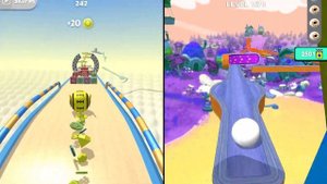 Insane Going Ball vs Insane Action Ball - Reverse Balls Battle! Race-312