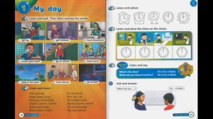 Super Minds Student Book 2 - Unit 1 Page 10-11 My Day Audio Part 1 | Cambridge | KSSR