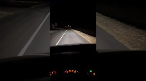 Как светят ночью в сухую погоду Bi-led линзы MTF  кайрон .