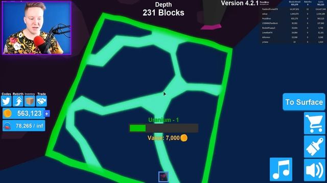 КОПАТЕЛЬ В МИРЕ ЕДЫ! | Roblox смотреть онлайн