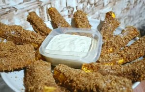 Стрипсы из кабачков в духовке / Вкуснятина / Папа На Кухне