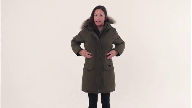 Canada GooseTrillium Parka Military Green Style 6550L смотреть онлайн