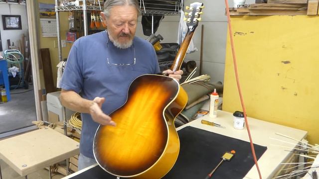 '56 Gibson J-185 in the shop with Ren Ferguson - Pt. 2 смотреть онлайн