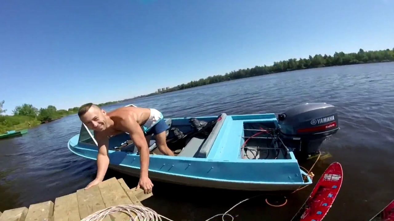 Водные Лыжи на Волге. Запретная Зона в Дубне. смотреть онлайн