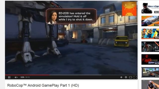 Мобильный обзорчик: RoboCop™ - iOS / Android # Wolfing обзор смотреть онлайн