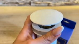 Донный клапан с переливом 1*1/4 Ganzer F-2F белый