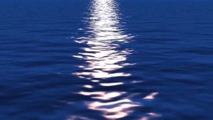 Футаж Лунная дорожка на воде