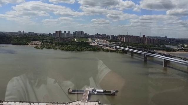 Новосибирск с колеса обозрения