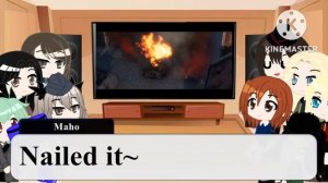 Girls und Panzer react to World of Tanks | Gacha Club Special Video Reaction #8