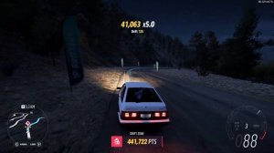 Toyota Trueno driffting on the drift mountain (900kpoints) Forza horizon 5