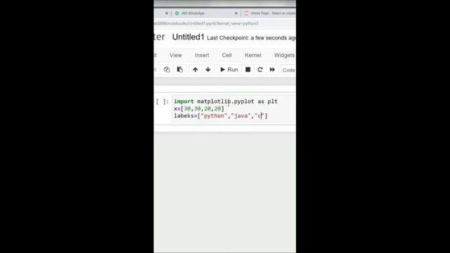 how to draw pie chart in python with 3 lines of code #pythoncode #pythontutorial #python