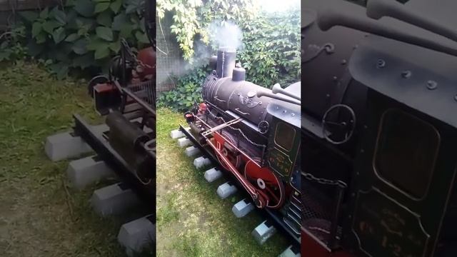 Паровоз-мангал в действии. первая жарка. смотреть онлайн