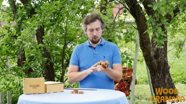 Обзор: Игрушечный грузовик с деревянными кубиками от мастерской деревянных игрушек WoodGrandPa смотреть онлайн