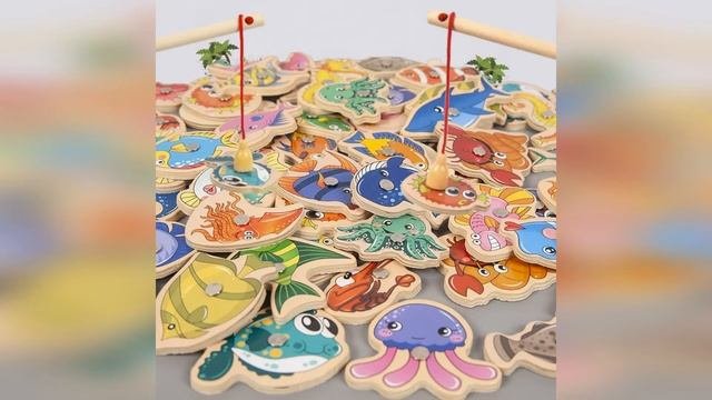 Магнитная развивающая игра рыбалка для детей и родителей с Алиэкспресс