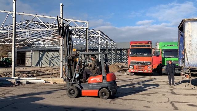 Вилочный бензиновый погрузчик Toyota 6FGL15 с наработкой всего 6928 моточаса
