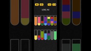 Water sort puzzle level  141