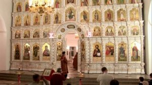 Пасхальная служба в храме св.Божиих Строителей (Академический район)