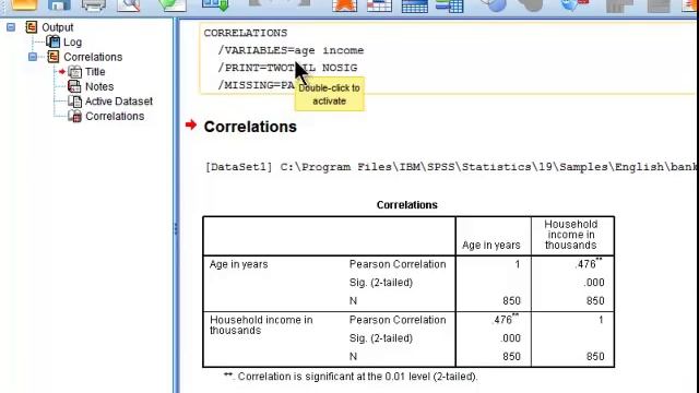 Pearson Correlation - SPSS смотреть онлайн