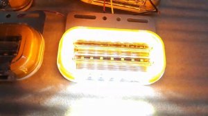 Боковой габаритный фонарь LED с бегующим поворотником 12в 24в подсветка борта