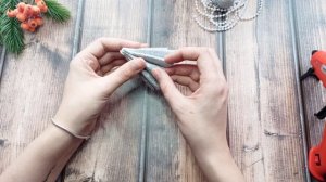 Красивый ангел из фоамирана - сувенир на Рождество