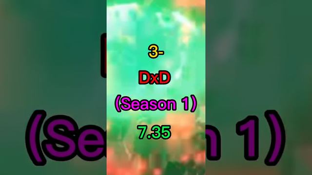 High School DxD seasons ranked