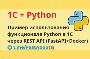 1C + Python