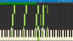 James Blunt - Goodbye My Lover, piano tutorial (synthesia 100%)