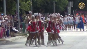 МАРШ ЖЕНСКИХ БРИГАД - А НУ-КА, ДЕВУШКИ - группа "НЕПОСЕДЫ" -  МАЖОРЕТКИ