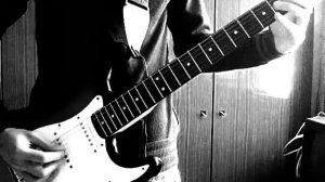 Кино - Невеселая песня (electric guitar cover)