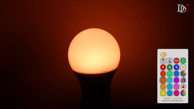 RGB LED Lamp / сведодиодная лампа с пультом 10 ватт смотреть онлайн