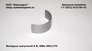 Вкладыш шатунный 6 B, ISBe 3901170