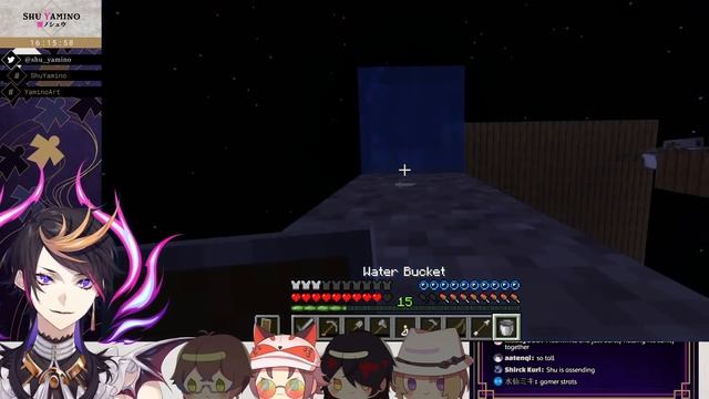 【??️】mine diamonds (Minecraft w/ Luxiem!)【NIJISANJI EN | Shu Yamino】