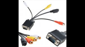 Адаптер VGA - AV тюльпан для видеокарт с TV-Out
