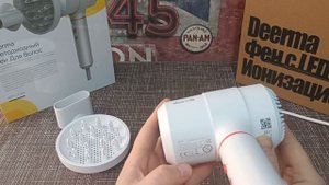 Обзор фена DEERMA DEM-CF30W для волос с диффузором и концентратором