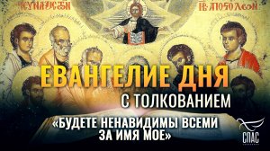 «БУДЕТЕ НЕНАВИДИМЫ ВСЕМИ ЗА ИМЯ МОЕ» / ЕВАНГЕЛИЕ ДНЯ