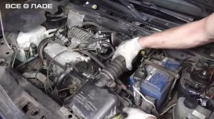 Замена масла в КПП Лада Калина Lada Kalina