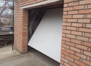 гаражные ворота с схемой подкл.