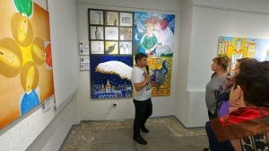 Экскурсия по выставке "Ангелы Мира" от PR-директора арт-проекта Олега Ровды (06.10.2022)