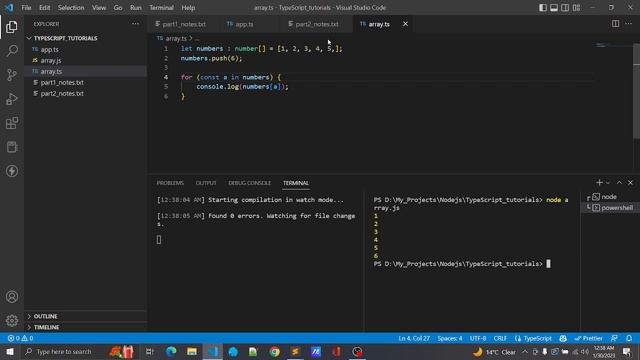 Array And Its Functions In TypeScript | TypeScript For Beginners | Coding Digital