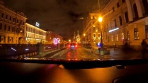 Новый Год в Санкт Петербурге на автомобиле.