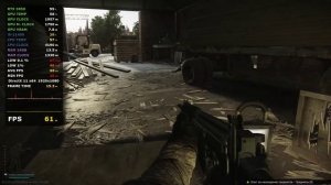 RTX 3050 тест в Escape from Tarkov | Карта Резерв