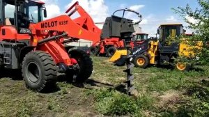 Ямобур для фронтального погрузчика